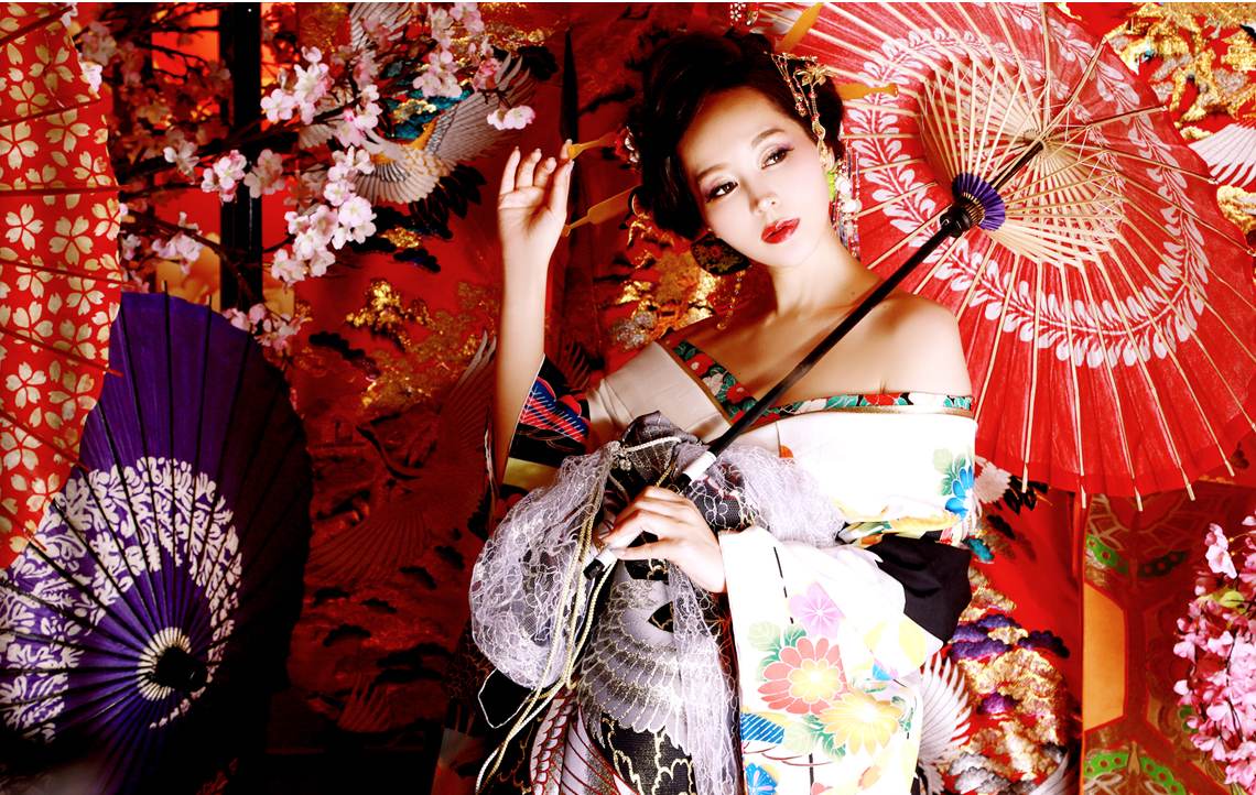 花魁着物 高級 フルコーデセット 本格着物 日本 和装 japanese kimono