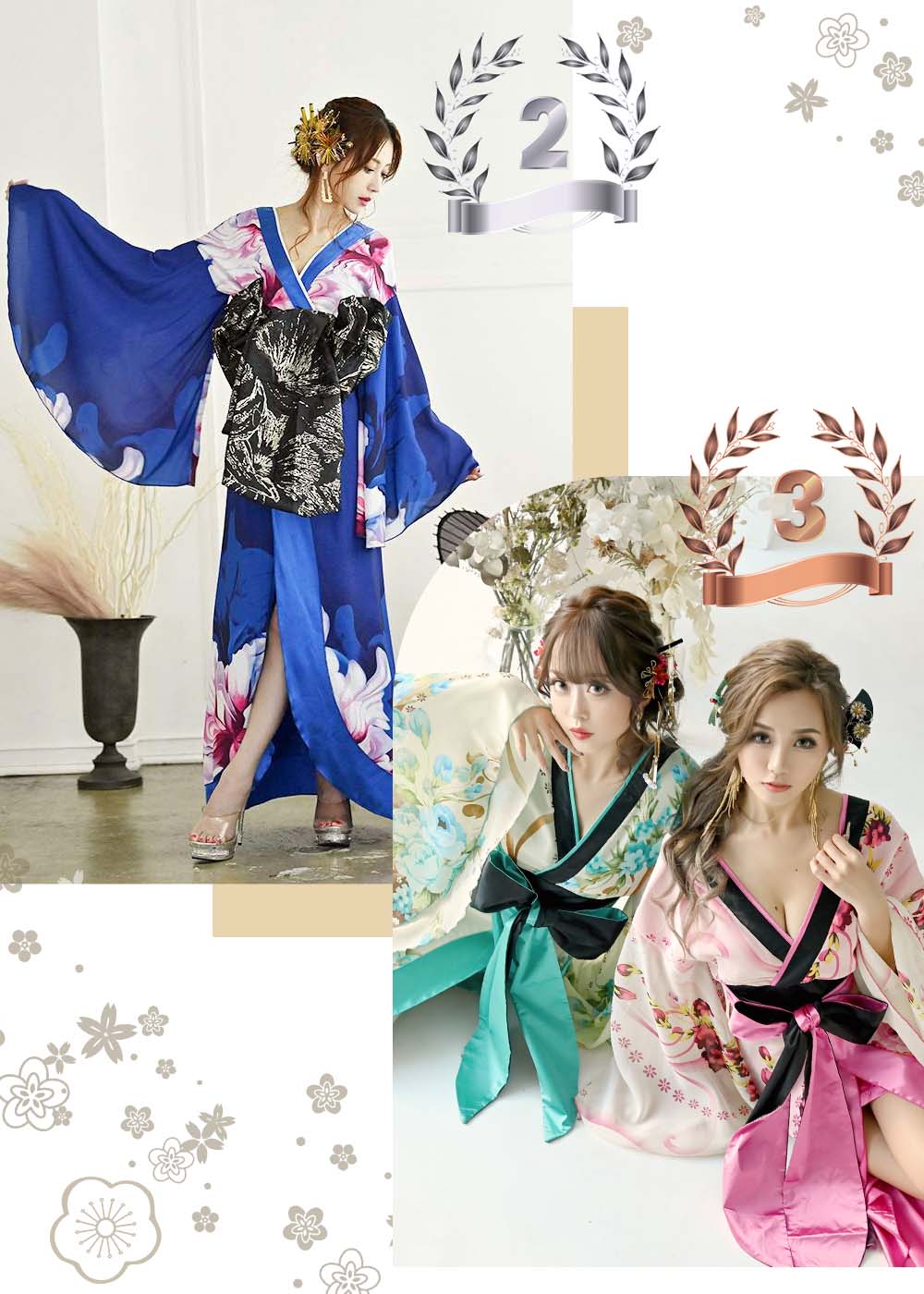 殿堂入り和柄ドレス