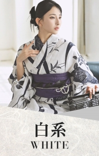 白色の浴衣