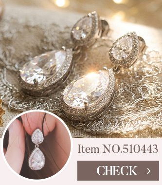 ドレスに合わせるピアス