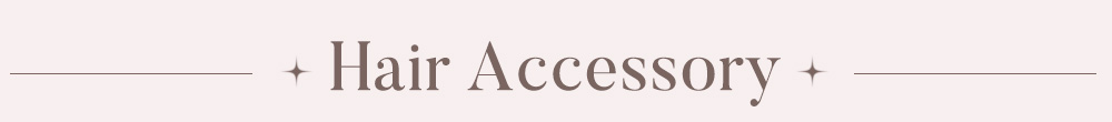 ヘアアクセサリー見出し