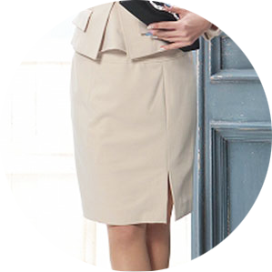 キャバスーツ ミディ丈