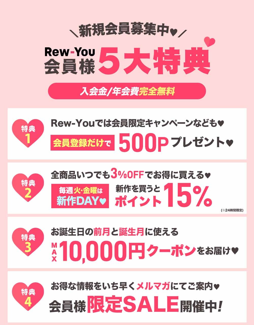 5大特典
