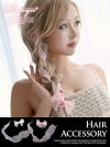 リボン×レースチュールヘアアクセサリー【Ryuyu/リューユ】