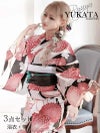 浴衣 大柄レトロモダンなギャル浴衣 あいみん 着用 レディース浴衣【Ryuyu】
