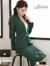 膝丈セットアップタイトキャバスーツ 加賀美早紀 着用 レディーススーツ【Belsia】