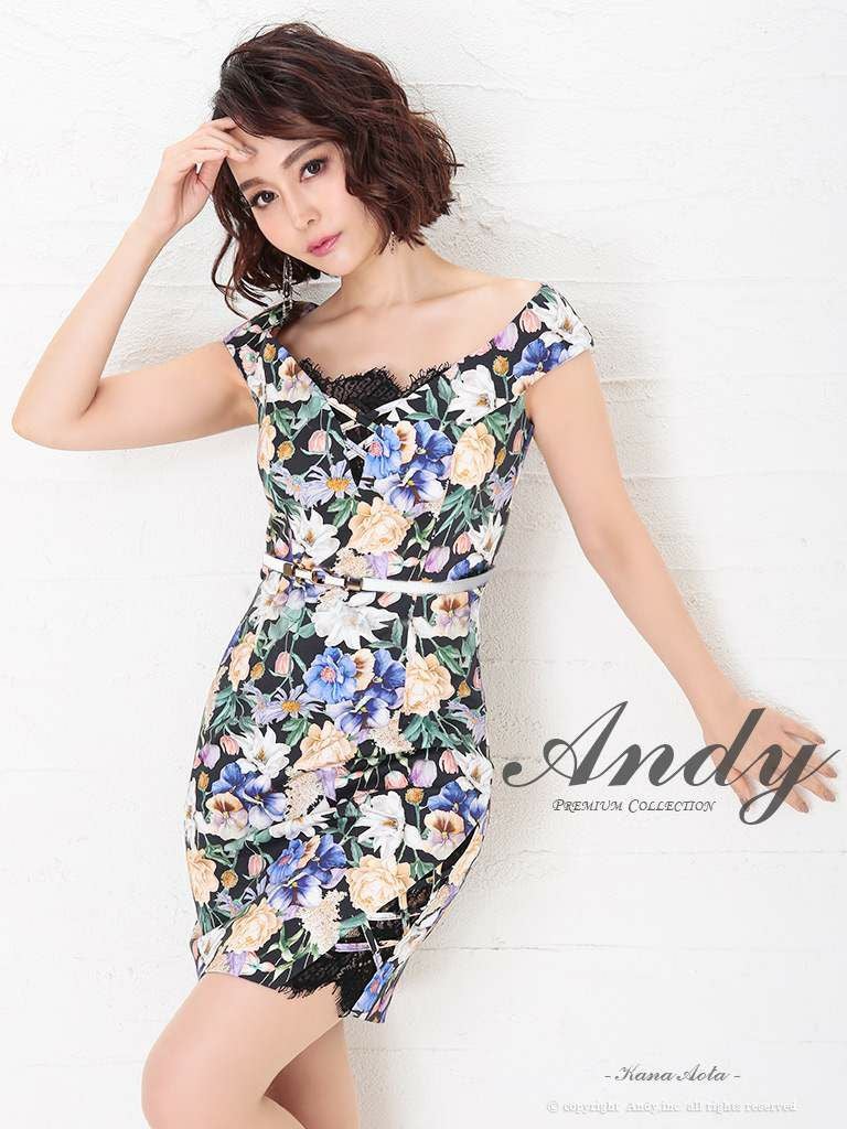 【ANDY/アンディ】レースペプラムドレス ITK