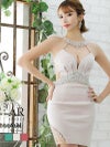 バックシースルービジュータイトキャバミニドレス【Angel R/エンジェルアール】
