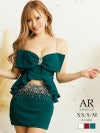 【Angel R/エンジェルアール】タイトSEXYキャバ嬢ミニセットアップドレス