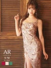 【Angel R/エンジェルアール】美脚効果スリットのキャバロング丈ドレス