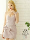 【Angel R/エンジェルアール】ワンショルダーウエストリボンキャバ嬢ミニドレス