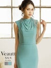 膝丈ハイネックキャバラウンジミニドレス【Veautt/ヴュート】