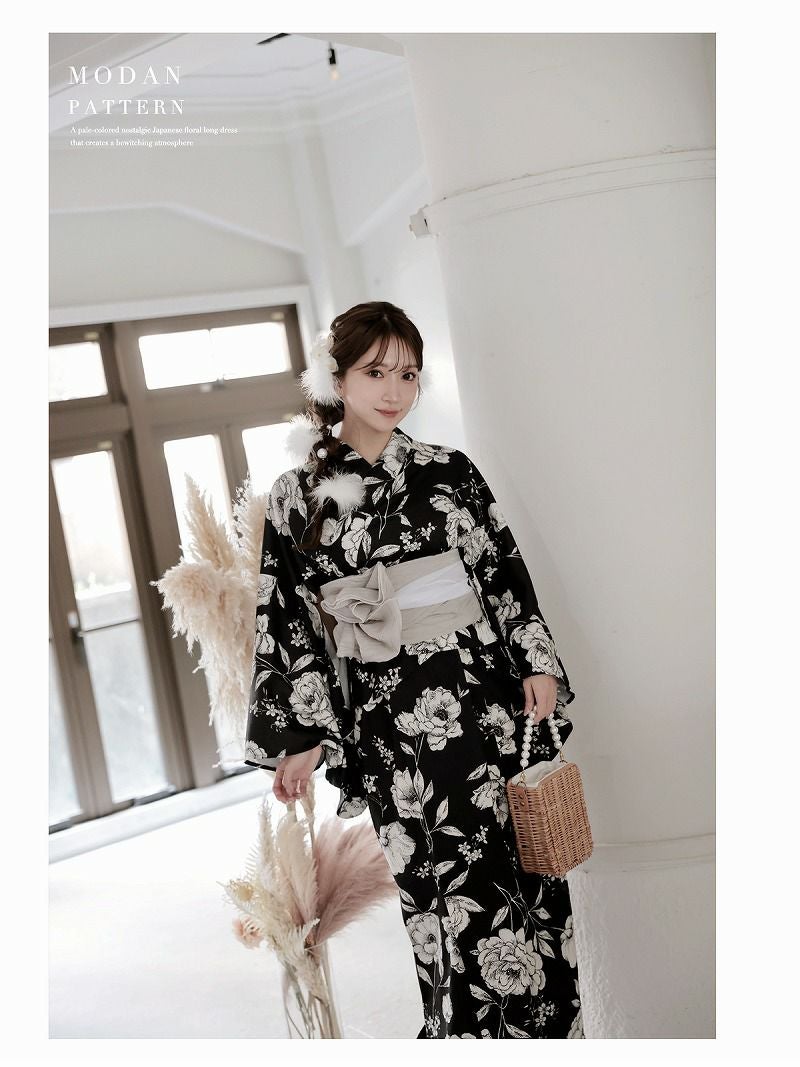 先行予約割￥12800→￥12160！※予約販売※ブラック牡丹和華柄2WAY
