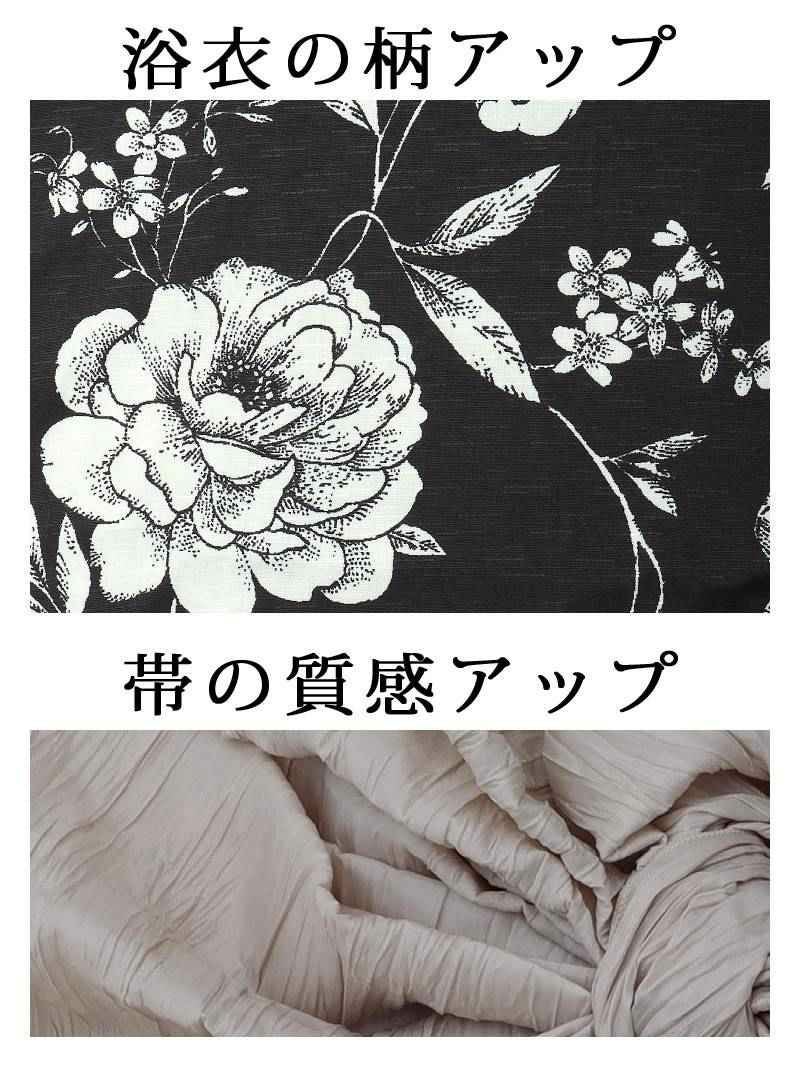 先行予約割￥12800→￥12160！※予約販売※ブラック牡丹和華柄2WAY